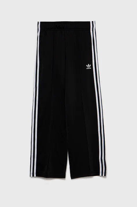 Детские спортивные штаны adidas Originals цвет чёрный с аппликацией