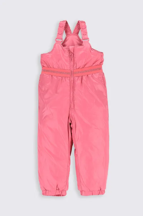 Coccodrillo spodnie niemowlęce kolor różowy