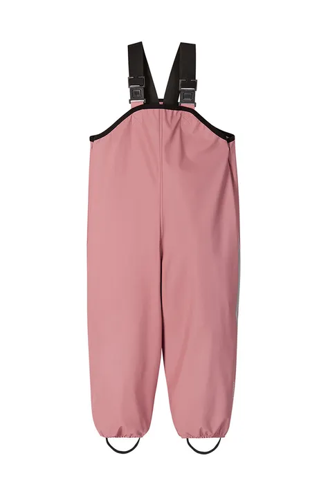 Otroške dežne hlače Reima roza barva