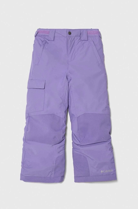 Columbia pantaloni de schi pentru copii culoarea violet