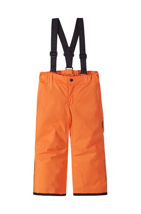 Reima spodnie do sportów zimowych dziecięce kolor pomarańczowy