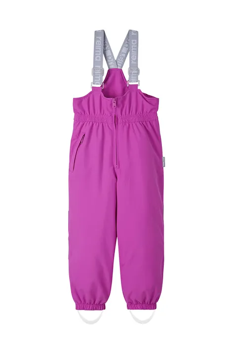 Reima spodnie do sportów zimowych dziecięce kolor różowy
