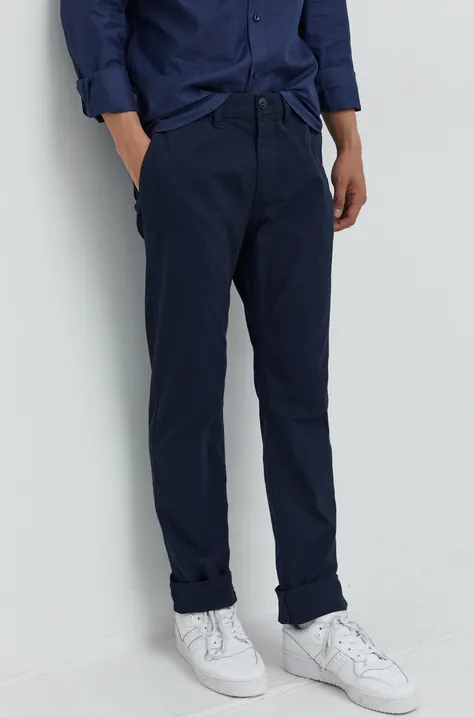 Παντελόνι Tom Tailor χρώμα: ναυτικό μπλε