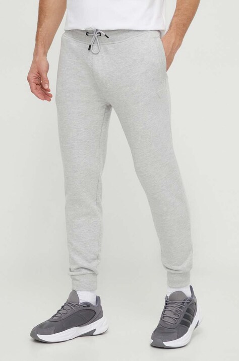 Guess spodnie dresowe ALDWIN kolor szary gładkie Z2YB22 KAIJ1