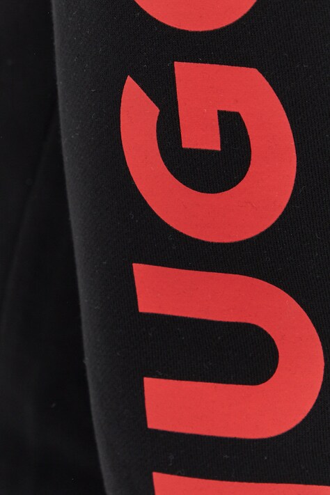 Бавовняні спортивні штани HUGO — AW22-SPM03B, чорний — фото 4