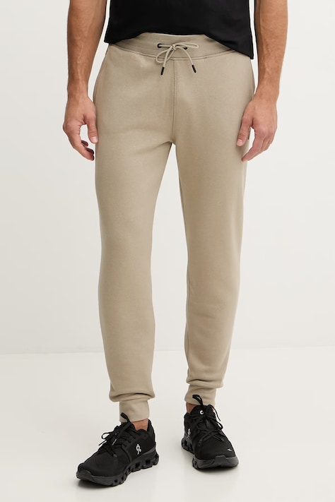 Guess spodnie dresowe kolor zielony melanżowe