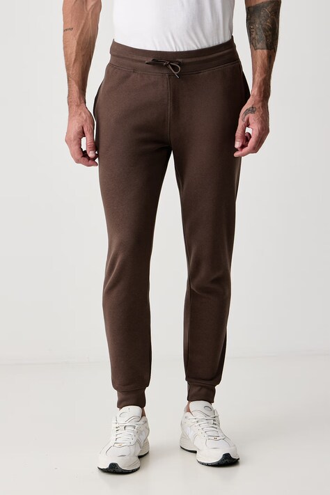 Guess Спортивные штаны для мужчин с хлопком ALDWIN коричневые regular waist Z2YB22 K9V31