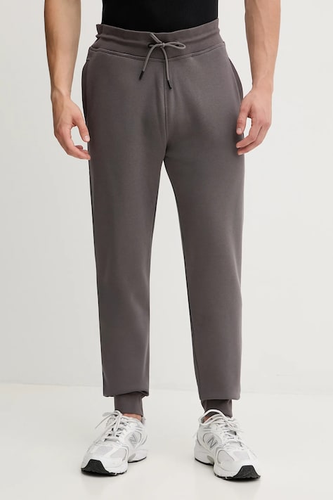 Guess spodnie dresowe kolor szary melanżowe