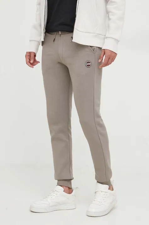 Colmar spodnie dresowe kolor szary gładkie