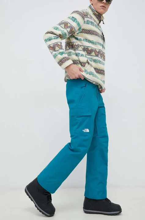 The North Face spodnie Freedom kolor turkusowy