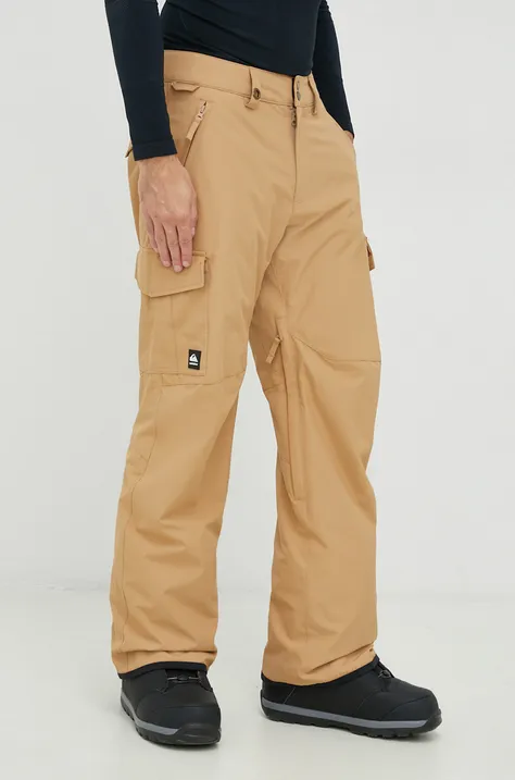 Quiksilver pantaloni Porter culoarea bej