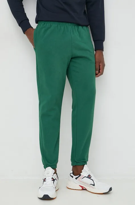 GAP spodnie dresowe męskie kolor zielony gładkie