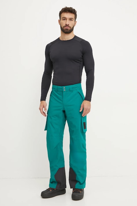 Лижні штани Helly Hansen ULLR D колір зелений 65881