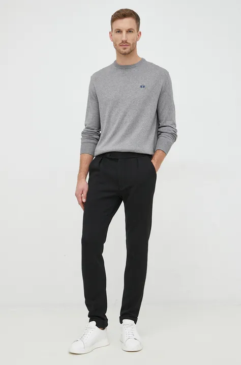 Παντελόνι Polo Ralph Lauren χρώμα: μαύρο