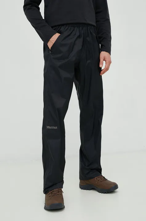 Nepremočljive hlače Marmot PreCip Eco moške, črna barva