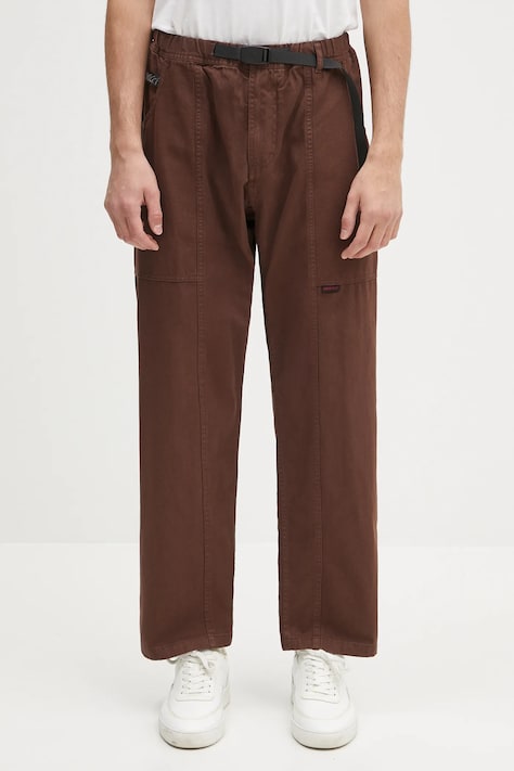 Gramicci pantaloni in cotone colore marrone G105.OGT