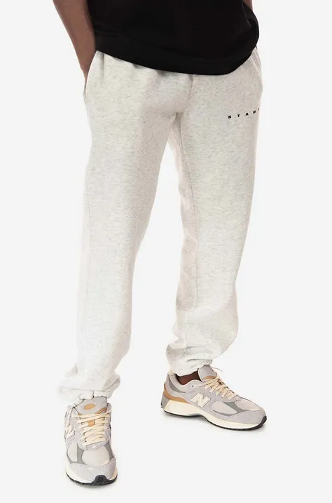 Спортен панталон STAMPD в сиво с меланжов десен