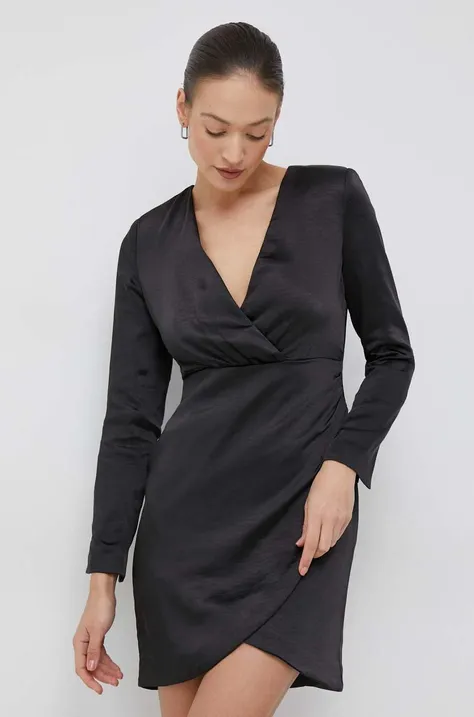 haljina Y.A.S boja: crna, mini, ravna
