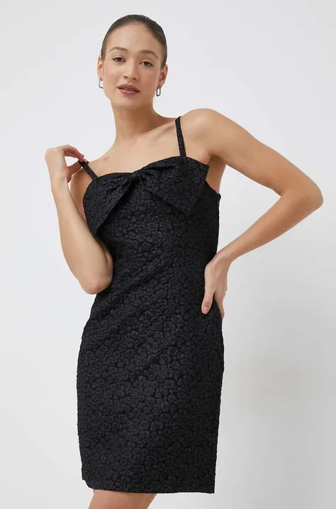 Сукня Y.A.S lumia колір чорний mini облягаюча