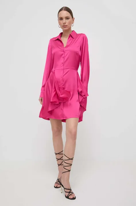 Obleka Guess vijolična barva