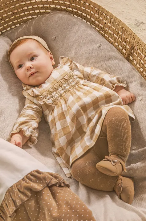 Mayoral Newborn sukienka bawełniana niemowlęca