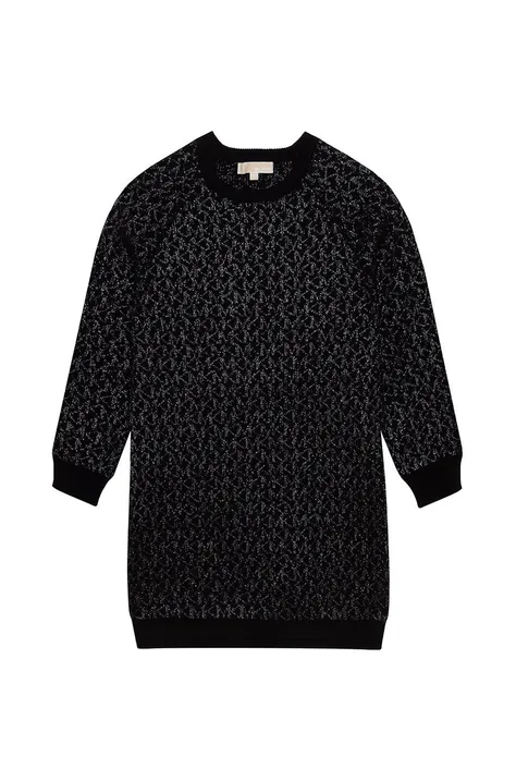 Dječja haljina Michael Kors boja: crna, mini, oversize
