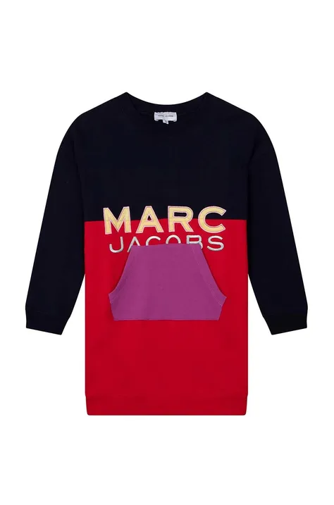 Dievčenské bavlnené šaty Marc Jacobs