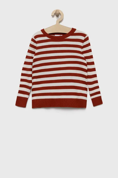 Παιδικό πουλόβερ Name it χρώμα: κόκκινο