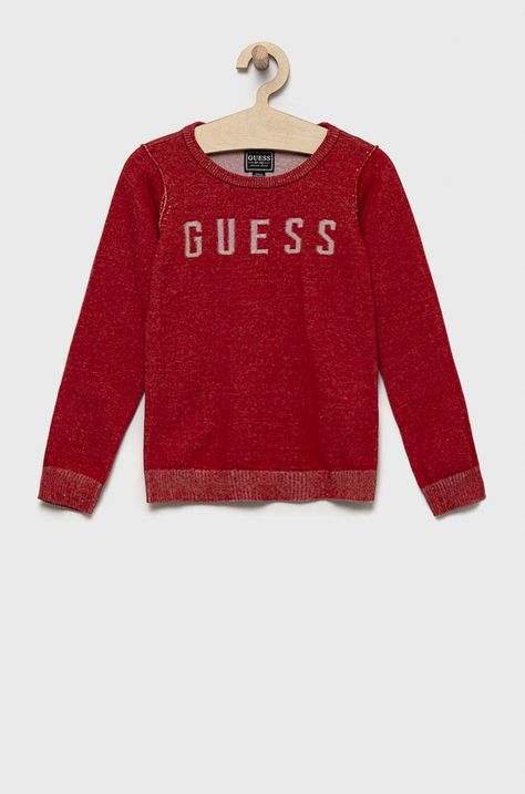 Дитячий бавовняний светер Guess