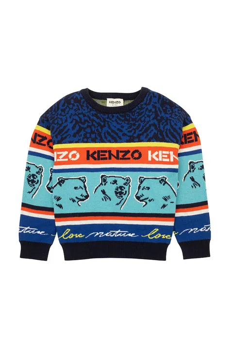 Детски пуловер Kenzo Kids от лека материя