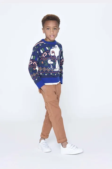 Dječji džemper Marc Jacobs boja: tamno plava, lagani