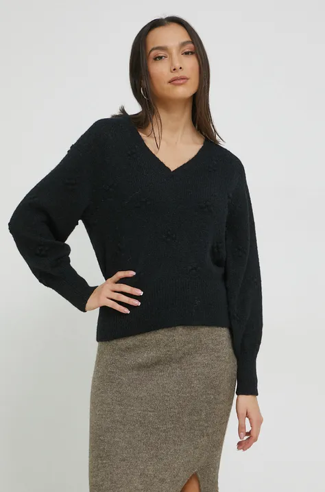 JDY sweter damski kolor czarny