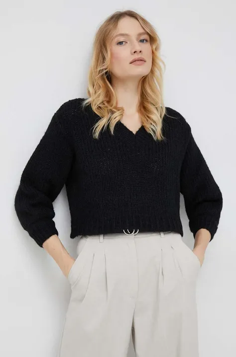 Vero Moda sweter damski kolor czarny