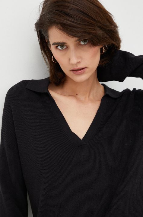 Calvin Klein sweter z domieszką wełny