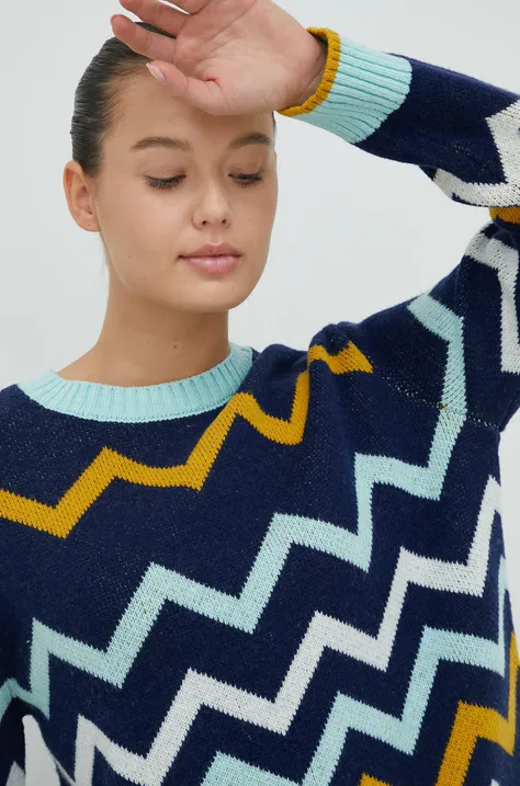 Roxy sweter z domieszką wełny Cozy Sound damski