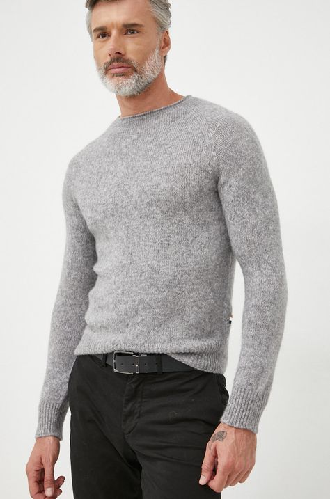 BOSS pulover din amestec de lana