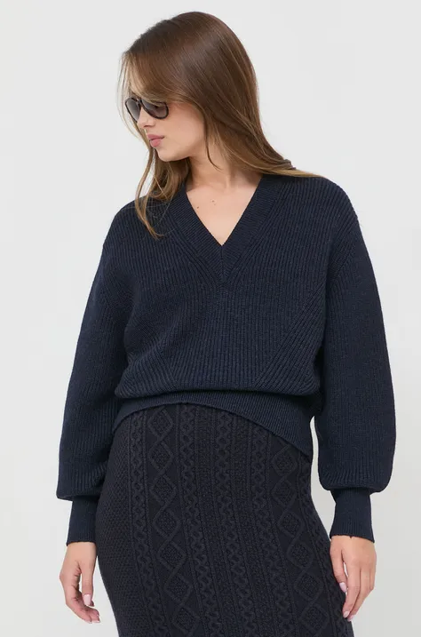 BOSS gyapjúkeverék pulóver