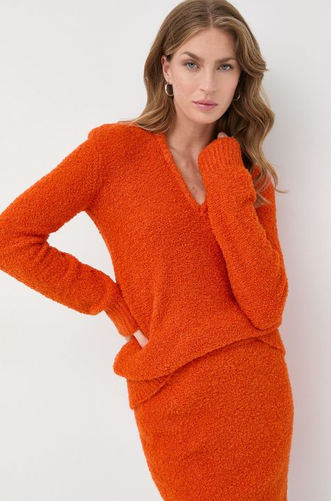 Patrizia Pepe pulover din amestec de lana