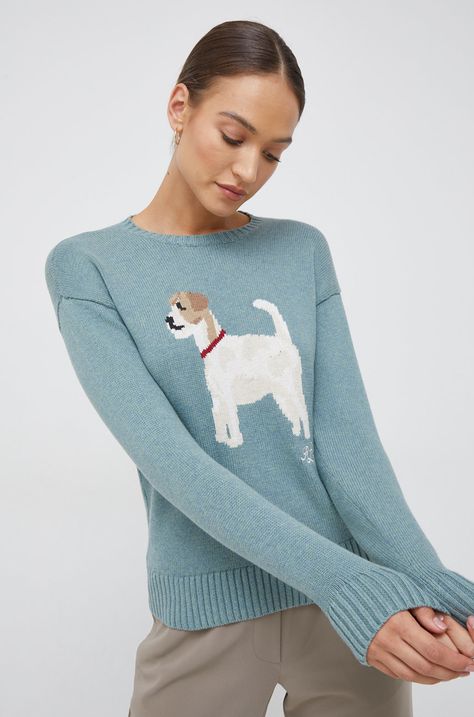Памучен пуловер Lauren Ralph Lauren
