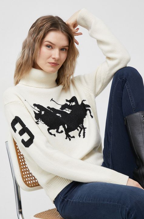 Polo Ralph Lauren pulover de lana Kapsuła Creamy Dreamy
