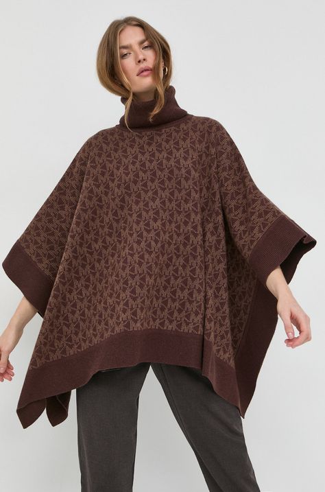Stand up instead Pensive Subdivide Poncho Dama | ANSWEAR.ro