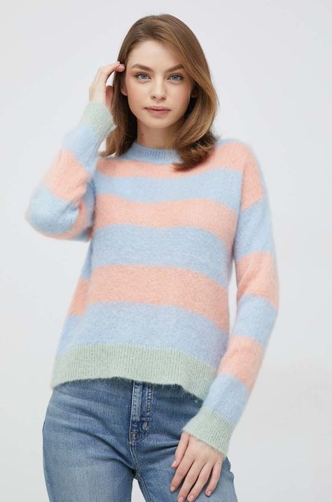 United Colors of Benetton pulover din amestec de lana
