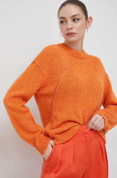United Colors of Benetton pulover din amestec de lana
