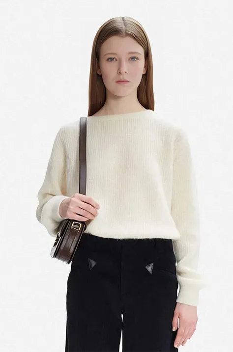Вовняний светр A.P.C. Christy жіночий колір білий WOAOH.F23147-OFF