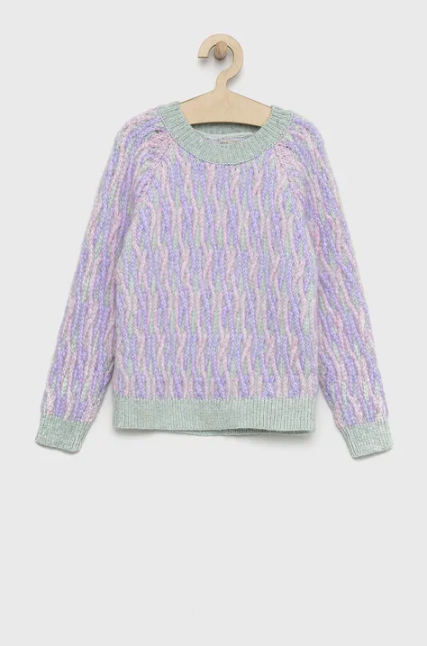 Otroški pulover Kids Only vijolična barva