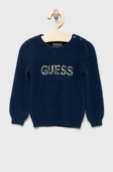 Dječji džemper Guess boja: tamno plava, lagani