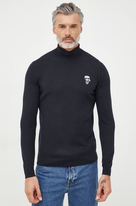Karl Lagerfeld gyapjú pulóver