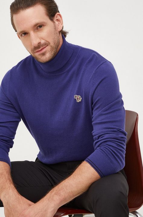 PS Paul Smith pulover din amestec de lana