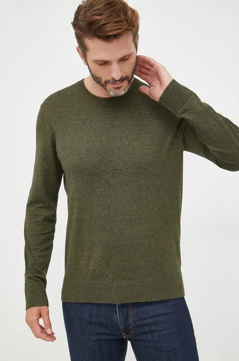 GAP sweter męski kolor zielony lekki