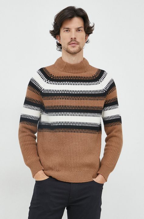 Пуловер с вълна Michael Kors